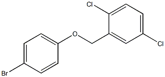 4-Bromophenyl-(2,5-dichlorobenzyl)ether 结构式