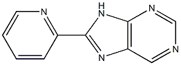 8-Pyridin-2-yl-9H-purine 结构式