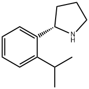 (2S)-2-[2-(METHYLETHYL)PHENYL]PYRROLIDINE 结构式