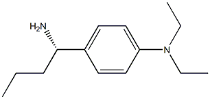 [4-((1S)-1-AMINOBUTYL)PHENYL]DIETHYLAMINE 结构式