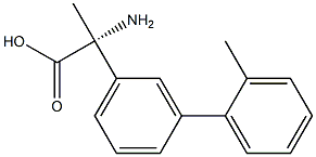 (2R)-2-AMINO-2-[3-(2-METHYLPHENYL)PHENYL]PROPANOIC ACID 结构式