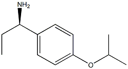 (1R)-1-[4-(METHYLETHOXY)PHENYL]PROPYLAMINE 结构式