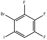 2-溴-3,4,5-三氟-1-碘苯 结构式