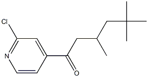 1-(2-CHLORO-PYRIDIN-4-YL)-3,5,5-TRIMETHYL-HEXAN-1-ONE 结构式