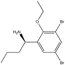 (1R)-1-(3,5-DIBROMO-2-ETHOXYPHENYL)BUTYLAMINE 结构式