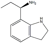 (1R)-1-INDOLIN-7-YLPROPYLAMINE 结构式