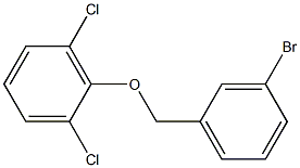 3-Bromobenzyl-(2,6-dichlorophenyl)ether 结构式
