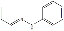 PROPIONALDEHYDE PHENYLHYDRAZONE 结构式