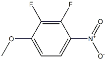 2,3-DIFLUORO-4-NITROANISOLE 结构式