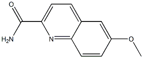 6-Methoxyquinoline-2-carboxamide 结构式