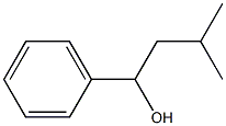 3-METHYL-1-PHENYLBUTAN-1-OL 结构式