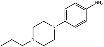 1-(4-Aminophenyl)-4-n-propylpiperazine 结构式