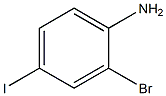 2-BROMO-4-IODOANILINE 结构式