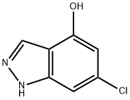 6-氯-4-羟基吲唑 结构式