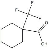 1-(三氟甲基)环己甲酸 结构式