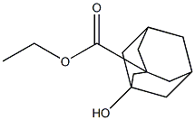 1-HYDROXYADAMANTANE-3-CARBOXYLIC ACID ETHYL ESTER 结构式