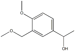 1-[4-METHOXY-3-(METHOXYMETHYL)PHENYL]ETHANOL 结构式