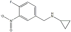 (1S)CYCLOPROPYL(4-FLUORO-3-NITROPHENYL)METHYLAMINE 结构式