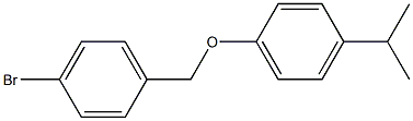 4-BROMOBENZYL-(4-ISOPROPYLPHENYL)ETHER 结构式