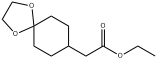 (1,4-二氧杂-螺[4.5]癸-8-基)-乙酸 乙基 酯 结构式