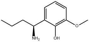 2-((1S)-1-AMINOBUTYL)-6-METHOXYPHENOL 结构式