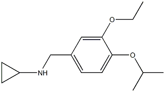 (1R)CYCLOPROPYL[3-ETHOXY-4-(METHYLETHOXY)PHENYL]METHYLAMINE 结构式