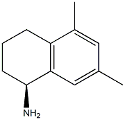 (1S)-5,7-DIMETHYL-1,2,3,4-TETRAHYDRONAPHTHYLAMINE 结构式