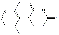 1-(2,6-DIMETHYL-PHENYL)-DIHYDRO-PYRIMIDINE-2,4-DIONE 结构式