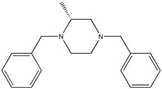 (R)-1,4-DIBENZYL-2-METHYLPIPERAZINE 结构式