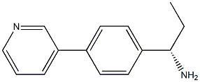 (1S)-1-(4-(3-PYRIDYL)PHENYL)PROPYLAMINE 结构式
