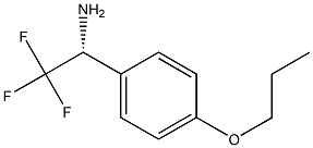 (1R)-2,2,2-TRIFLUORO-1-(4-PROPOXYPHENYL)ETHYLAMINE 结构式