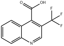 3-三氟甲基-喹啉-4-羧酸 结构式