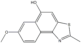 7-METHOXY-2-METHYL-NAPHTHO[1,2-D]THIAZOL-5-OL 结构式