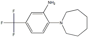 2-AZEPAN-1-YL-5-(TRIFLUOROMETHYL)ANILINE 结构式