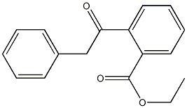 Ethyl 2-(1-oxo-2-phenylethyl)benzoate 结构式