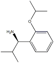 (1R)-2-METHYL-1-[2-(METHYLETHOXY)PHENYL]PROPYLAMINE 结构式