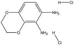 1,2-DIAMINO-3,4-ETHYLENEDIOXYBENZENE DIHYDROCHLORIDE 结构式