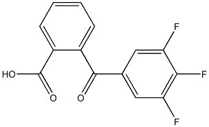 2-(3,4,5-TRIFLUOROBENZOYL)BENZOIC ACID 结构式