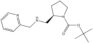 (R)-1-BOC-2-([(PYRIDIN-2-YLMETHYL)-AMINO]-METHYL)-PYRROLIDINE 结构式
