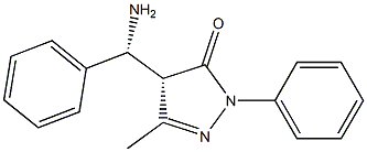 (R)-4-((S)-AMINO(PHENYL)METHYL)-3-METHYL-1-PHENYL-1H-PYRAZOL-5(4H)-ONE 结构式