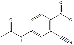 N-(6-CYANO-5-NITROPYRIDIN-2-YL)ACETAMIDE 结构式