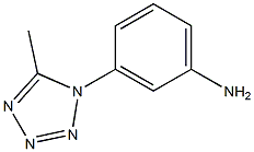 3-(5-METHYL-TETRAZOL-1-YL)-PHENYLAMINE 结构式