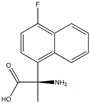 (2R)-2-AMINO-2-(4-FLUORONAPHTHYL)PROPANOIC ACID 结构式