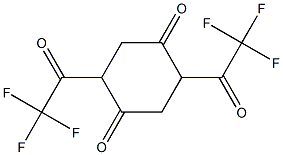 2,5-BIS(TRIFLUOROACETYL)CYCLOHEXANE-1,4-DIONE 结构式