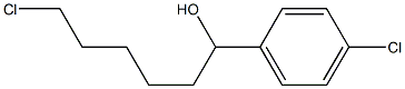 6-CHLORO-1-(4-CHLOROPHENYL)-1-HEXANOL 结构式