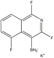 异喹啉-4-三氟硼酸钾 结构式