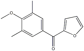 2-(3,5-DIMETHYL-4-METHOXYBENZOYL)FURAN 结构式