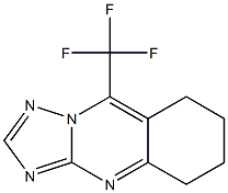 5,6,7,8-TETRAHYDRO-9-TRIFLUOROMETHYL-1,2,4-TRIAZOLO-[5,1-B]-QUINAZOLINE 结构式
