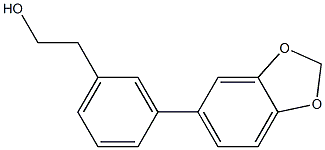 3-[3,4-(METHYLENEDIOXY)PHENYL]PHENETHYL ALCOHOL 结构式