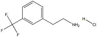 3-(TRIFLUOROMETHYL)BENZENEETHANAMINE HYDROCHLORIDE 结构式